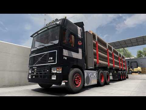 Volvo F10-F12-F16 v1.2 1.55-1.56 ETS2 Mods｜Manual Gear Shifting｜POV Driving｜Vanilla map #170