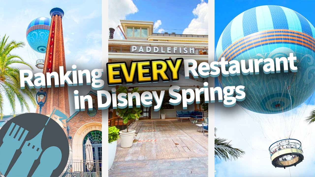 Ranking EVERY Restaurant in Disney's BEST "Park" -- Disney Springs