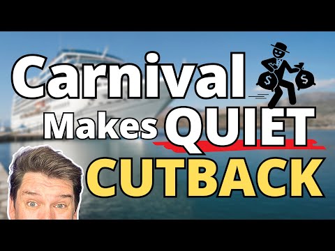 Thumbnail for NEW CRUISE CUTBACK (Carnival doesn’t want you to know!)🤫