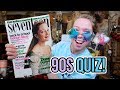 Take a 90s FASHION QUIZ with ME! (Vintage 90s Teen Magazine Nostalgia)