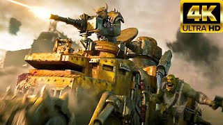 WARHAMMER 40K Ultramarines Vs Orcs Battle Scene (2026) 4K ULTRA HD