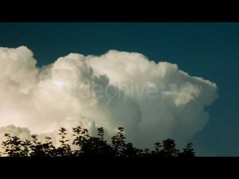 Epic White Storm Clouds With Lightning - Stock Footage | VideoHive 8209378