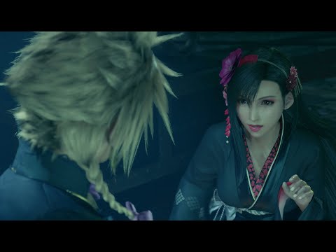 Final Fantasy VII Remake | Tifa ve a Cloud con vestido