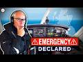 Atlantic Flight EMERGENCY Turn Back