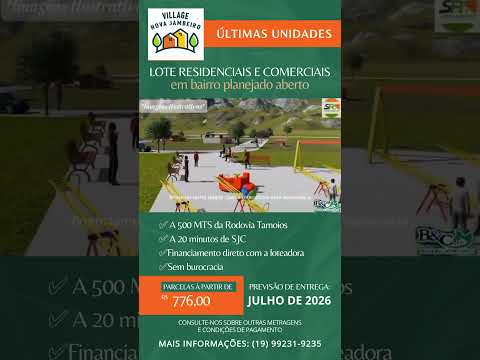 LOTES RESIDENCIAIS E COMERCIAIS | VILLAGE NOVA JAMBEIRO