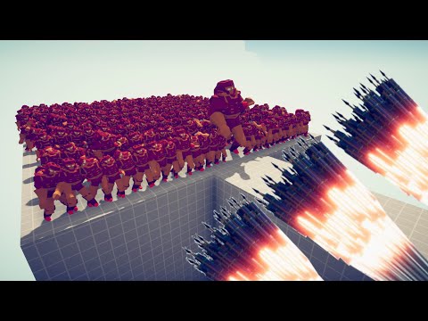 100x HUGE HULKBUSTER + GIANT vs. GOD | TABS - Totally Accurate Battle Simulator
