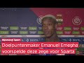 Emanuel Emegha maakte de beslissende 0-3 bij Willem II-Sparta