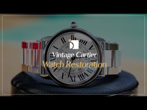 [ASMR] Vintage Cartier Watch Restoration