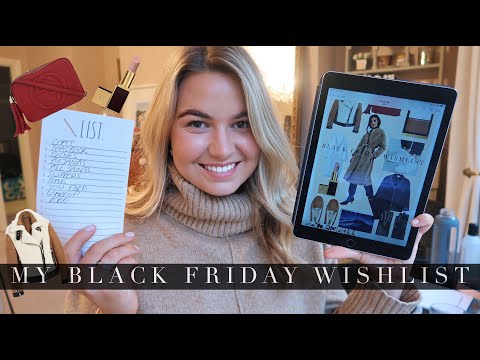 MY BLACK FRIDAY WISHLIST (+ shopping tips) // best sales and discount codes | MOLLIE CAMPSIE
