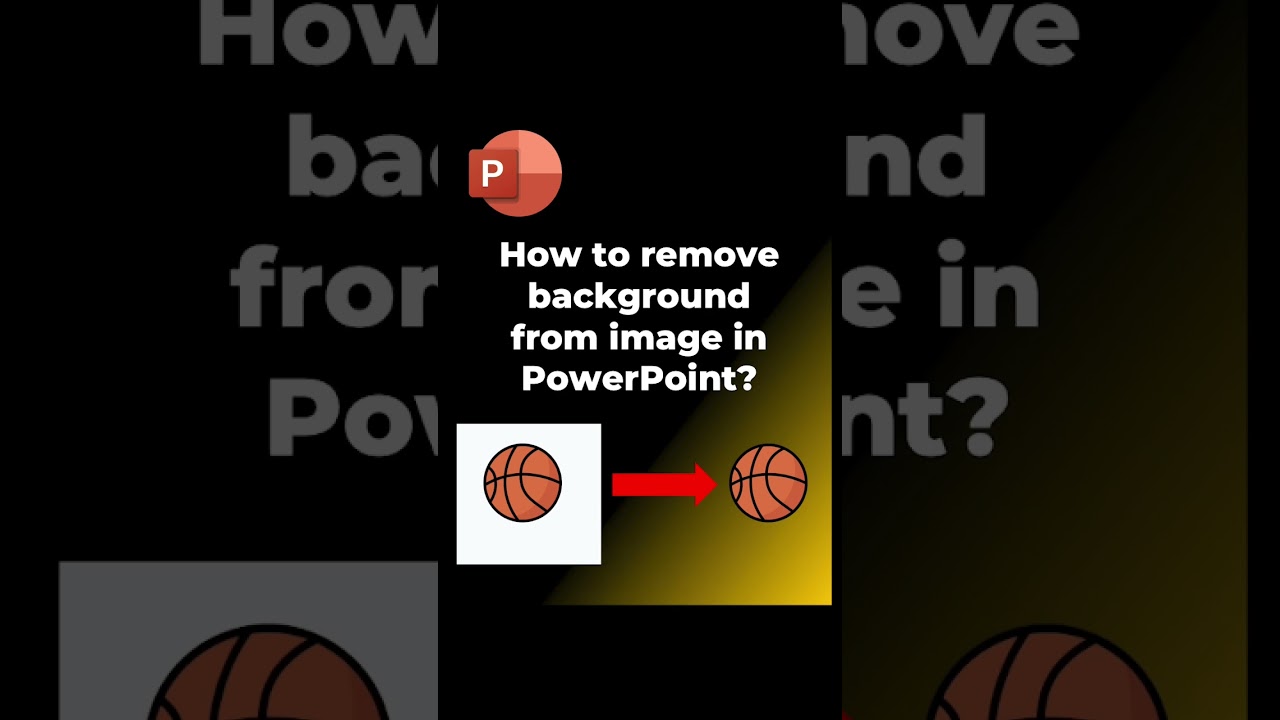 How to remove background from image in PowerPoint #presentation #ppt #powerpoint #design #tutorial