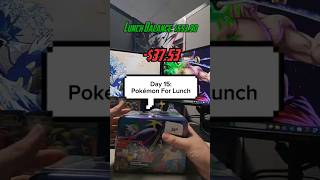 Day 15 of Pokémon For Lunch #pokemon #pokemoncards #pokemonpackopening #pokemonpulls