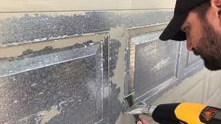 Repairing Blistering/Peeling Paint (Garage Door)