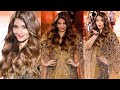 Paris Fashion Week 2023 Aishwarya Rai Bachchan Ramp Walk In Golden Gown