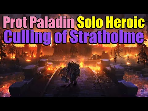 Solo Heroic Culling of Stratholme Prot Paladin POV - WotLK Classic