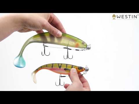 Hecht fischen mit Gummifisch am Schraubkopf und Stingersystem