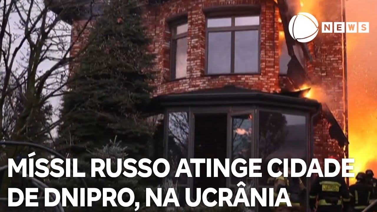 Rússia lança míssil intercontinental na cidade de Dnipro, na Ucrânia