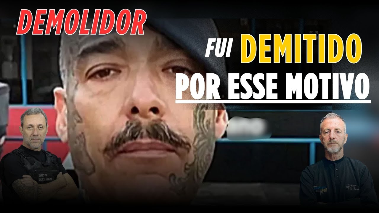 Domolidor, fui demitido da PM por esse motivo! diretor Elias Junior