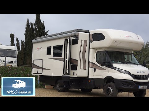 Auf der Straße 2,3m, zum Wohnen 3,5m! Wohnmobil PROTEC mit SLIDE-OUTS und viel Platz!