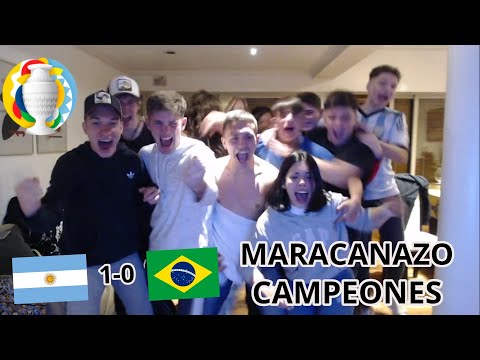 Argentina 1-0 Brazil | Argentine Fan Reactions | 2021 Copa America Final