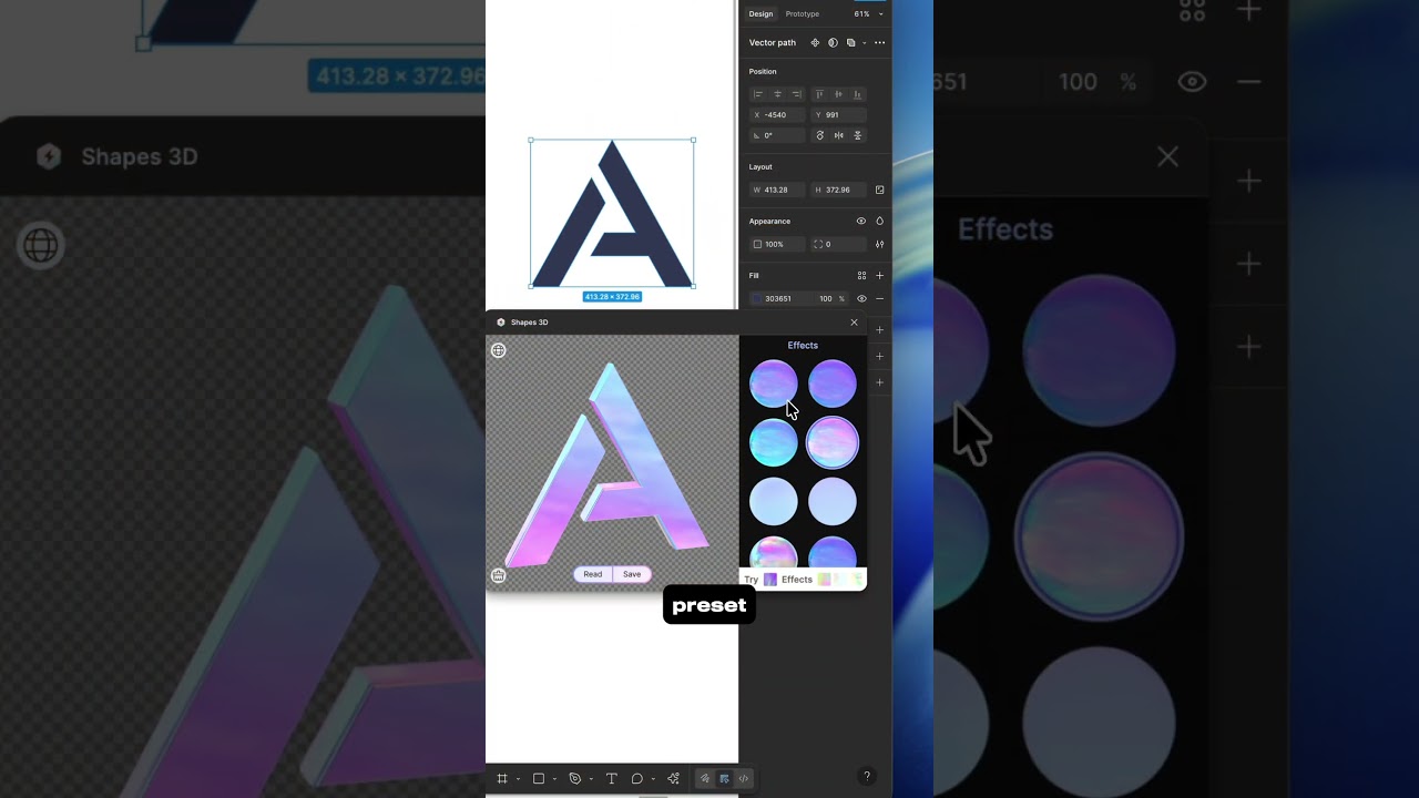 You need one Figma plugin to create a glass 3D from any shape!