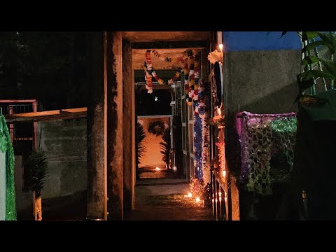 Ambiente del día 31 de Octubre 2025 en el Cementerio general de Santa Cruz Barillas Huehuetenango.