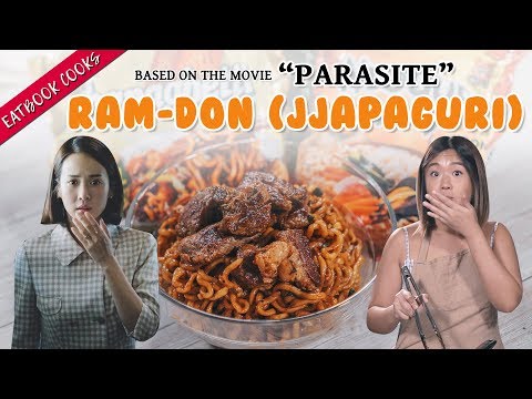 We Recreated Ram-don (Jjapaguri) From The Movie "Parasite"  | Eatbook Cooks | EP 9