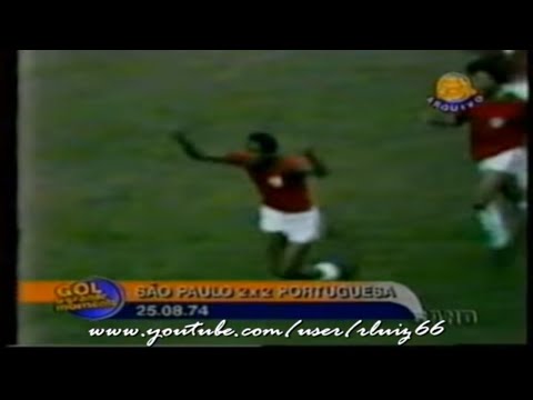 São Paulo 2 x 2 Portuguesa - Narração Alexandre Santos - 1974