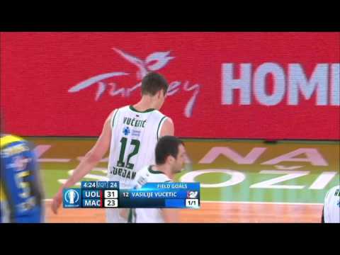 Union Olimpija - Maccabi Tel Aviv 73:66 (5. krog, EuroCup LAST32 2015/2016)