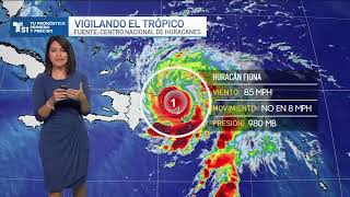 Huracán Fiona se fortalecería aún más en tras su paso por República Dominicana