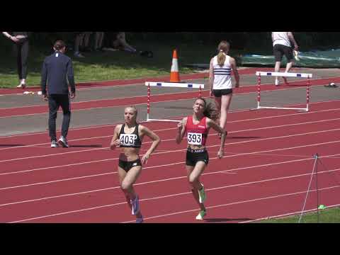 800m under 20 Women Final Kent Championships 14th May 2022