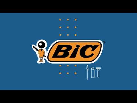 Bic Tušinukas Eco Round Stic 1.0 mm, juodas, pakuotėje 60 vnt. 256644 video