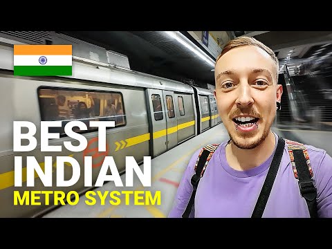I Visited India's BEST Metro System | Modern Delhi 🇮🇳