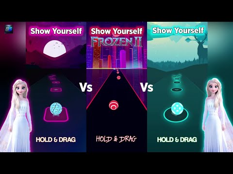 Show Yourself - Frozen 2, Elsa 'Idina Menzel' | Hop Tiles Vs EDM Dancing Vs Magic Hop | BeastSentry - YouTube