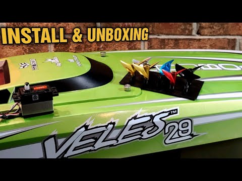 Servo Upgrade & Install Proboat Veles 29 RTR Catamaran - Build Of The Week