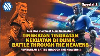 TINGKATAN KEKUATAN DI BATTLE THROUGH THE HEAVENS | PEMBAHASAN BATTLE THROUGH THE HEAVENS | Part 1