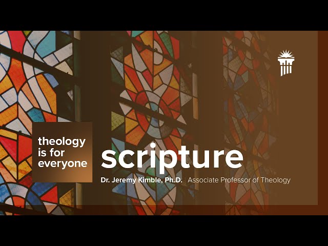 Thumbnail for video titled: Theology Is for Everyone | Scripture