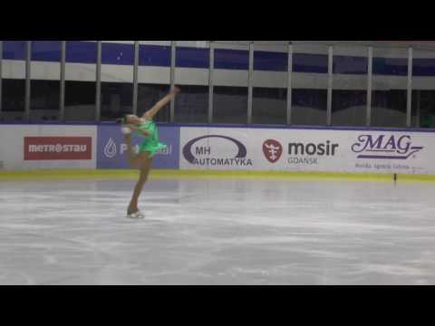 2 Emilia HALMAN SP Solistki   Advanced Novice I Puchar Gdanska