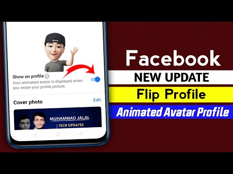 Facebook new update | Enhance your profile picture with your avatar | Profile flip avatar