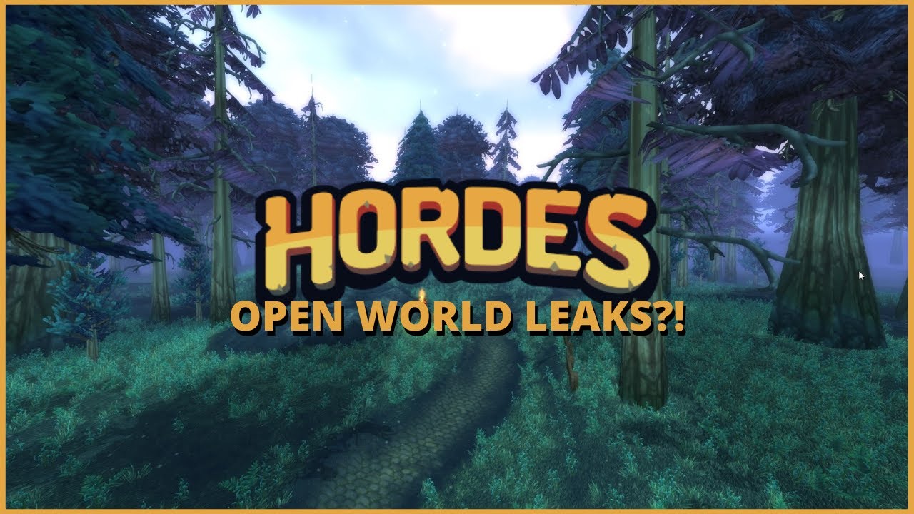 Open World Map Leaks & News - Hordes.io