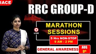 RRC Group - D Live Marathon Session || General Awareness - Most Expected Questions || IACE