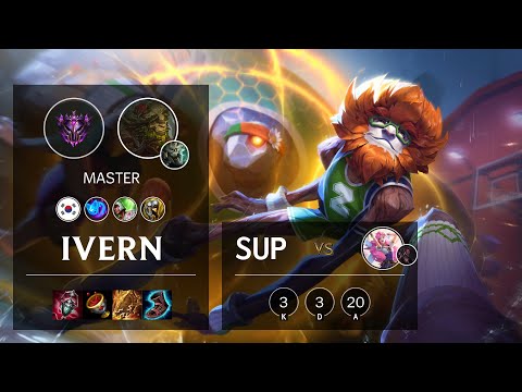 Ivern Support vs Seraphine - KR Master Patch 10.22