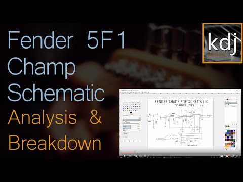 Fender 5F1 Champ Schematic - Analysis and Breakdown