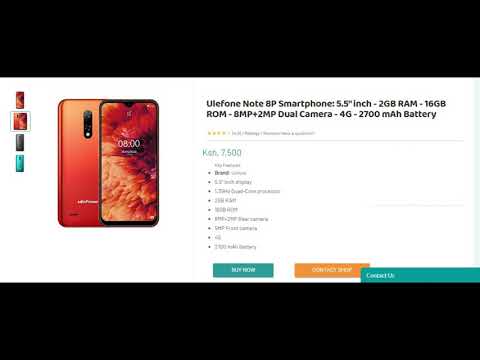 Ulefone Note 8P  specifications