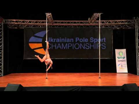 UKRAINIAN POLE SPORT CHAMPIONSHIPS 2016 Derenh Yevheniia , Odessa