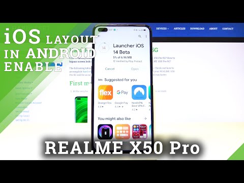 How to Download and Install Apple Layout in Realme X50 Pro – Set Up iOS Launcher
