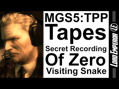 MGS5 Phantom Pain Tapes - Secret Recording of Zero Visiting Snake