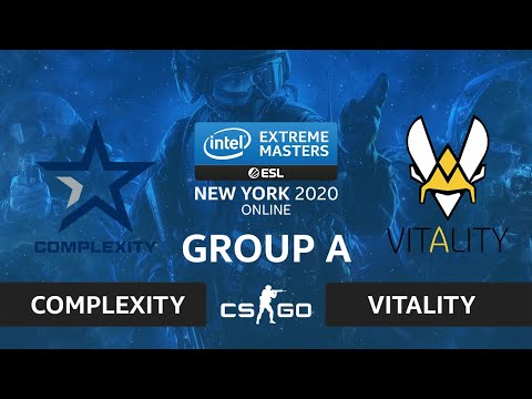 CS:GO - Complexity vs Vitality [Mirage] Map 1 - IEM New York 2020 - Group A - EU