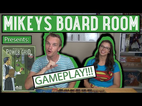 Power Grid Playthrough - Board Game by Rio Grande Games - Two Player Gameplay