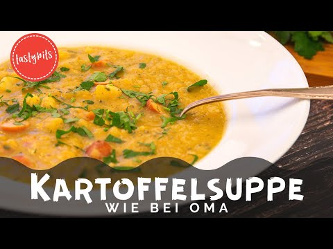 How To Make Grandma's Creamy Potato Soup With Sausages & bacon