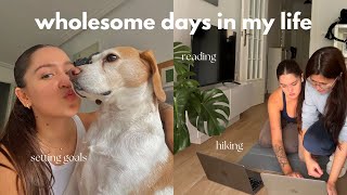 wholesome days in Spain | setting goals, new mentorship, hiking & reading | AD